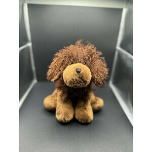 Webkinz Brown Dog Plush Puppy Shaggy 9" Stuffed Animal Toy *NO CODE* HM195 Ganz